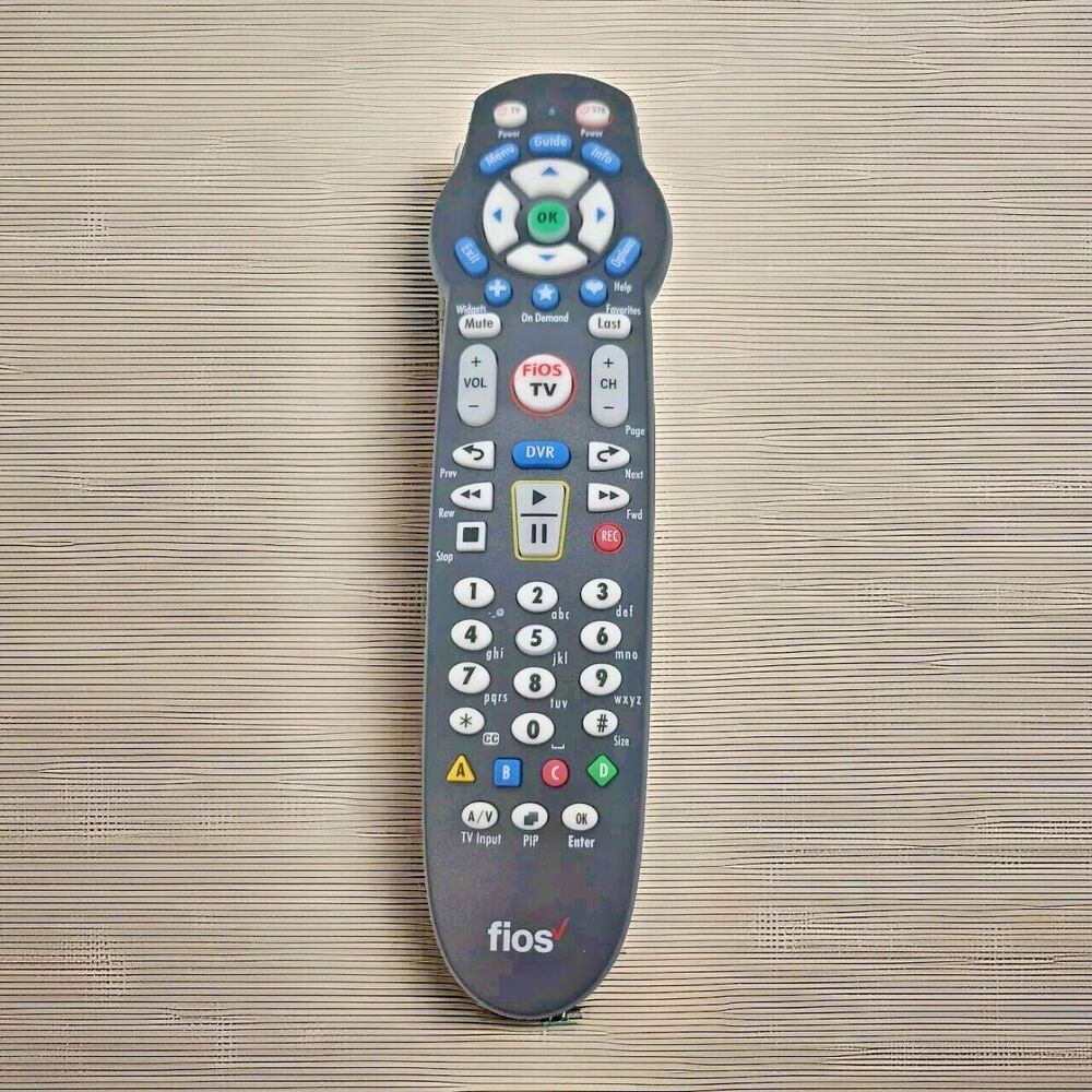 FiOS P265V5 Replacement TV Remote Control Used With Manual